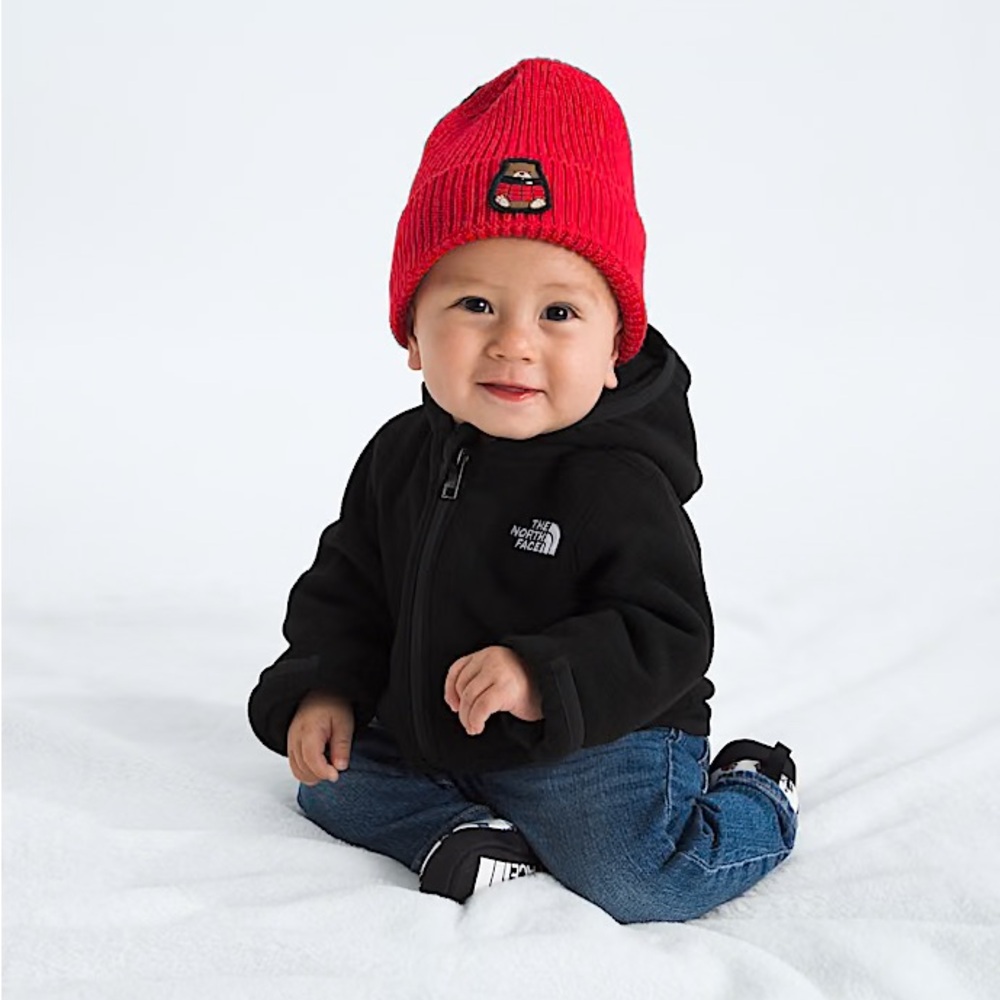 The North Face Black Baby Fleece Hoodie| Baby Glacier Full-Zip Hoodie